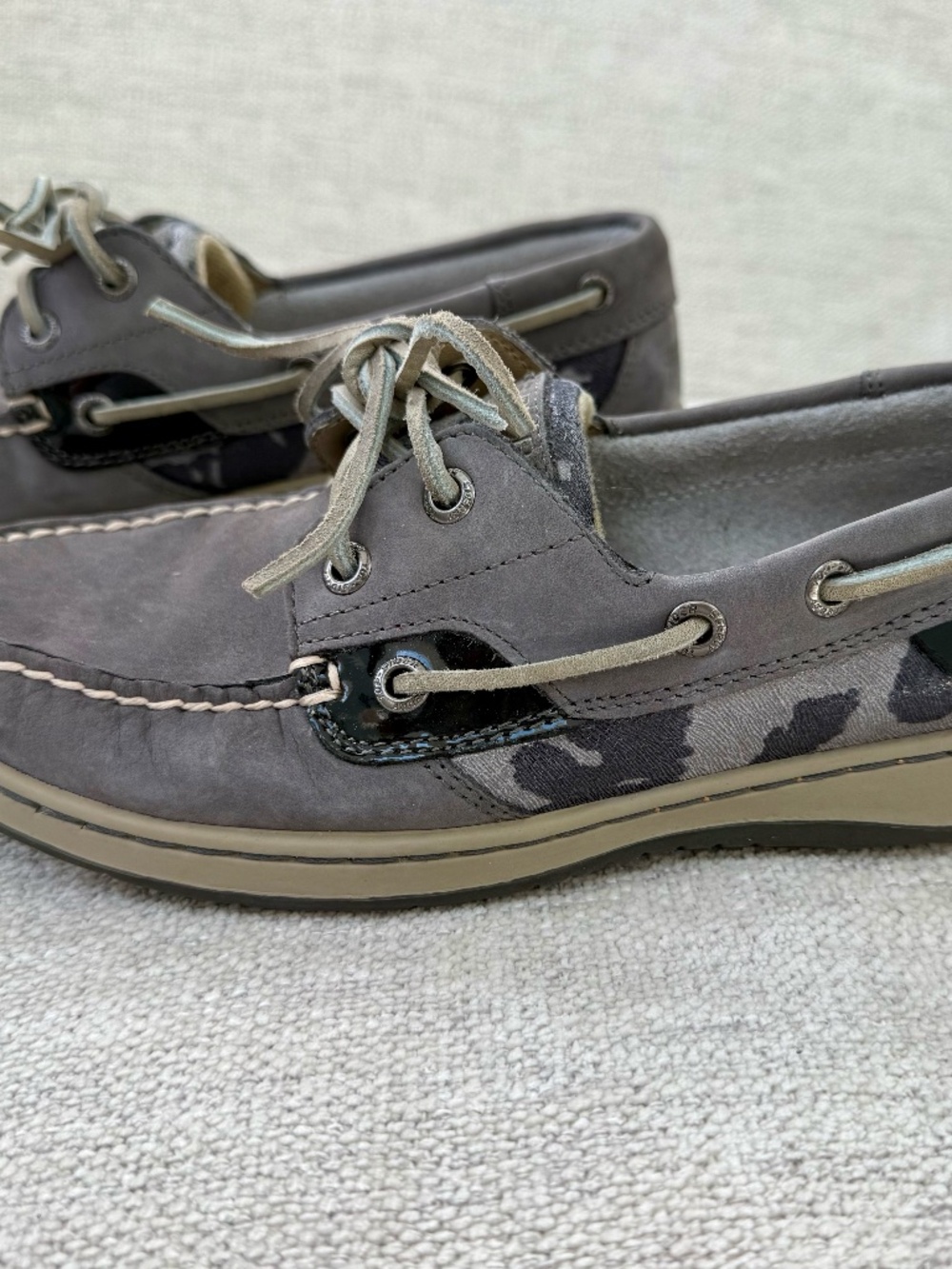 Sperry Bluefish Graphite Cheetah 8M